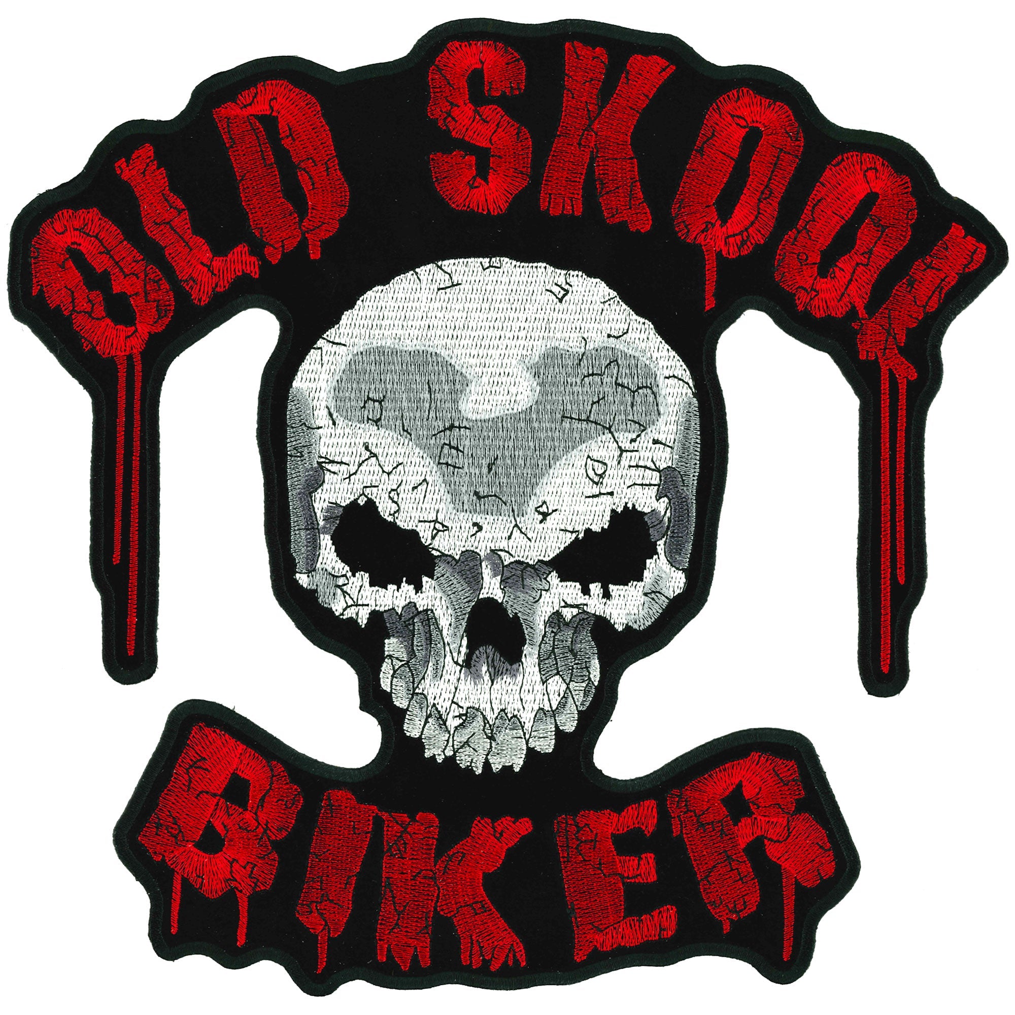 Hot Leathers Old Skool Biker 11" Patch