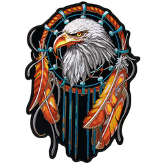 Hot Leathers PPA6839 Eagle Dream Catcher 8" x 12" Patch
