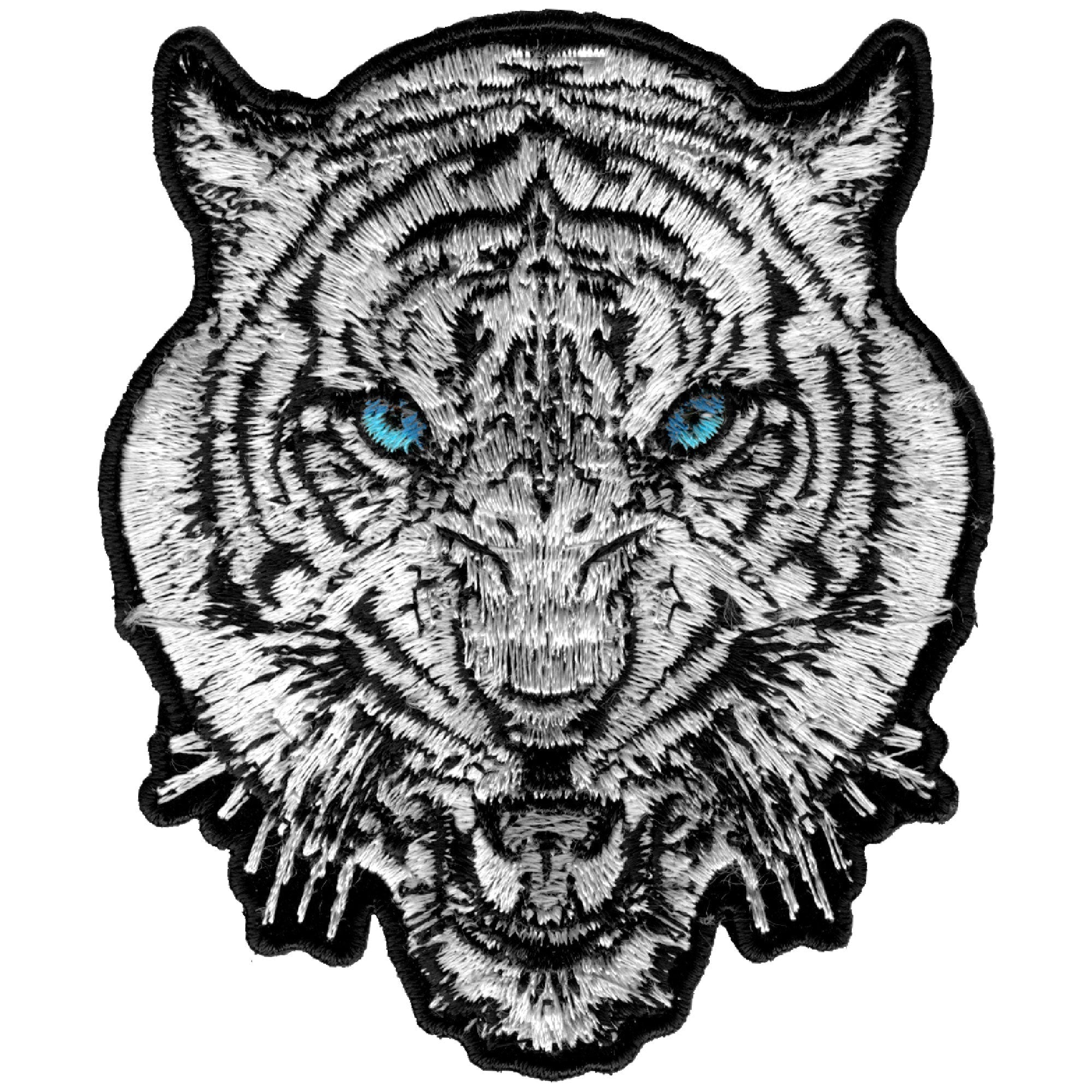 Hot Leathers PPA6913 White Tiger 3" x 4" Patch