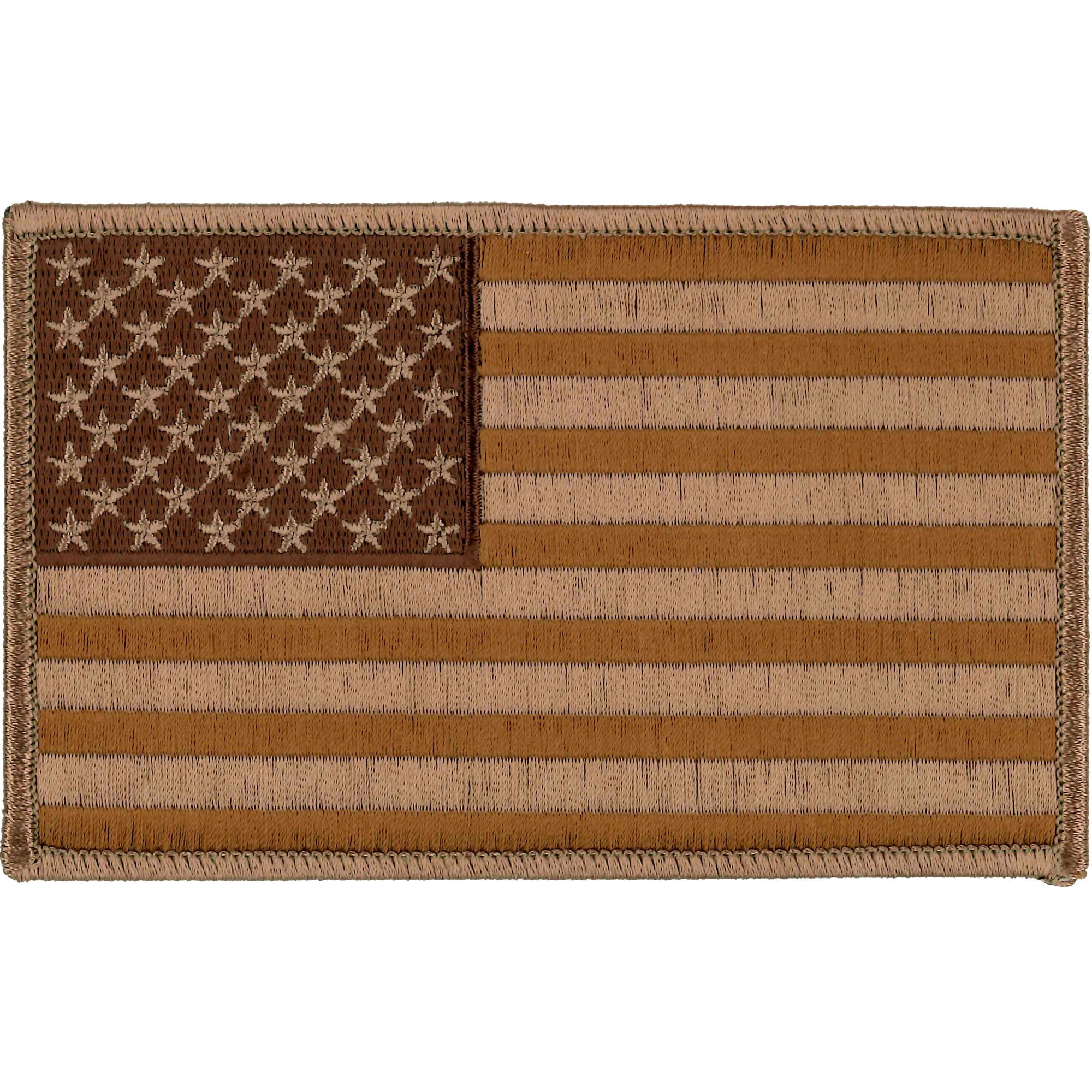 Hot Leathers PPA7032 Brown American Flag 5" Patch
