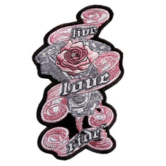 Hot Leathers Live Love Ride 3" Patch