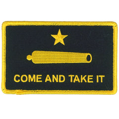 Hot Leathers Yellow Come and Take it 4" Patch