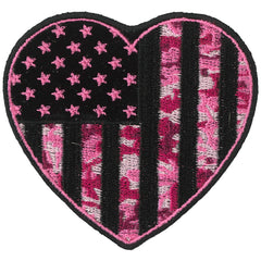 Hot Leathers PPQ1060 Camo Heart 3" Patch