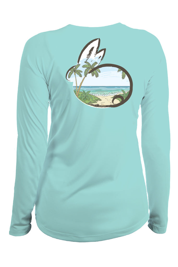 Island Bunny Paradise Found Camisa de Playa