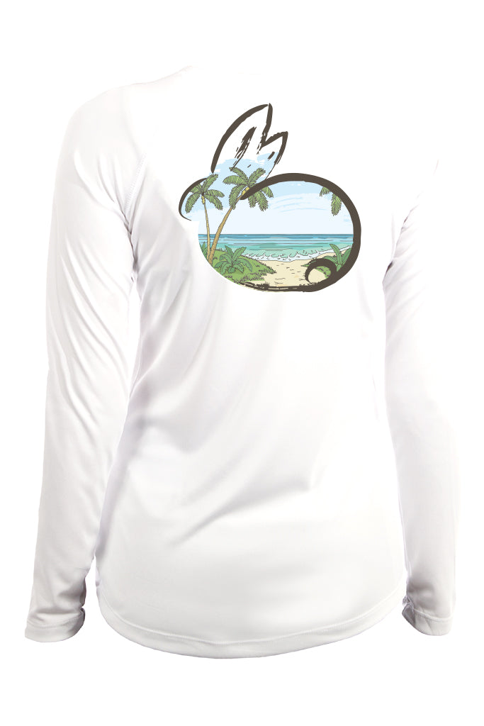 Island Bunny Paradise Found Camisa de Playa