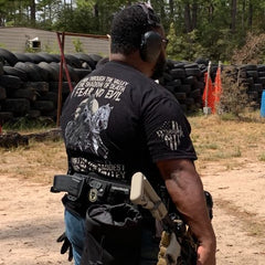 Range day while sporting our Ride Through The Valley T-Shirt.
