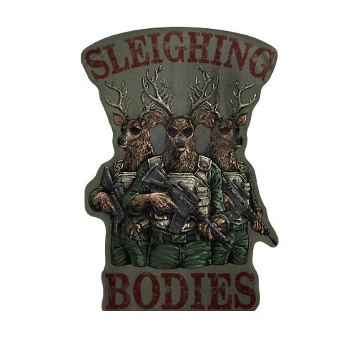 Sleighing Bodies Magnet