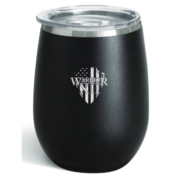 12o Napa Stemless Wine tumbler with Warrior 12 logo