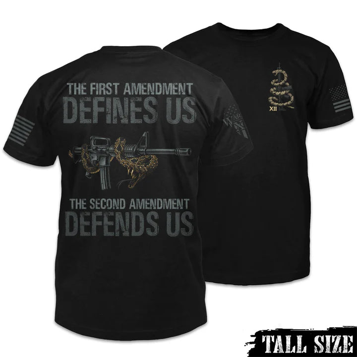 Defending Freedom Tall Size T-shirt