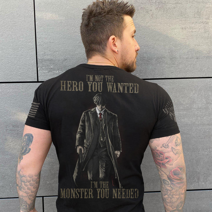 Happy customer showing off his The Monster You Needed t-shirt.