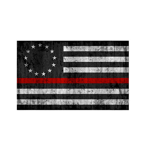 Thin Red Line Betsy Ross Flag Magnet