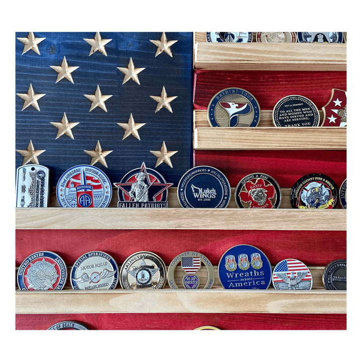 Warrior 12 - Flags of Valor - Challenge Coin Holder Flag