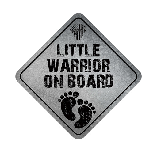 Warrior On Board - Grey Magnet