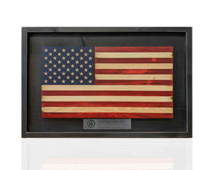 Warrior 12 - Flags of Valor - Liberty Wooden Flag