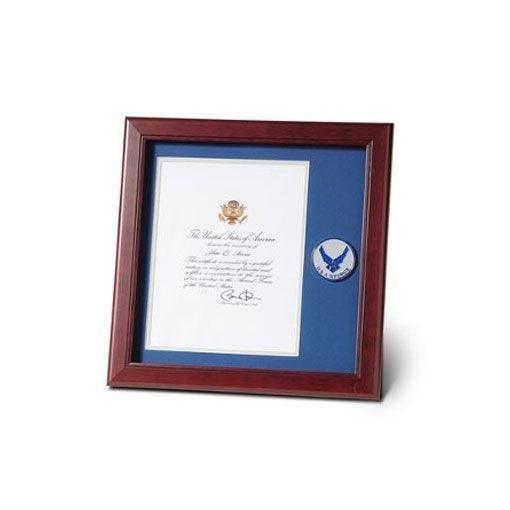 Air Force Medallion, Memorial Certificate Frame