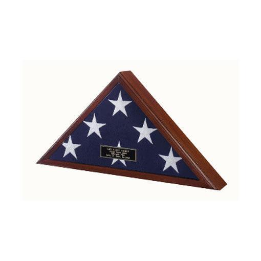 American Burial Flag Box, Large Coffin Flag Display Case, Military Shadow Box, 5x9.5 Flag Case, Burial Flag, Hold Large Burial Flag,