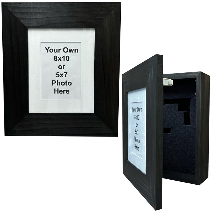 Picture Frame Hidden Gun Storage Cabinet Home Decor