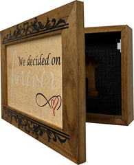 We Decided On Forever Decorative Wall-Mounted Secure Gun Cabinet