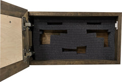 Wood Gun Cabinet Ducks On A Pond Wall Decoration - Hidden Gun Safe To Securely Store Your Gun In Plain Sight by Bellewood Designs