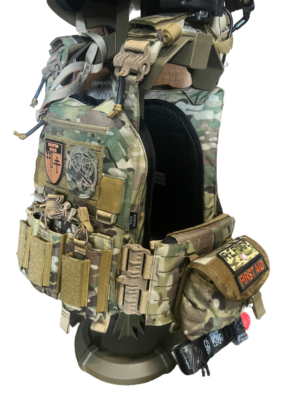 Crusader 2.0 l St. Michael FULL ARMOR KIT COMBO PACKAGE with Crusader 2.0 +Medical Kit + LEVEL IV  (2) 10x12 Front/Back Plates (2) 6x8 Side Plates (Level III)