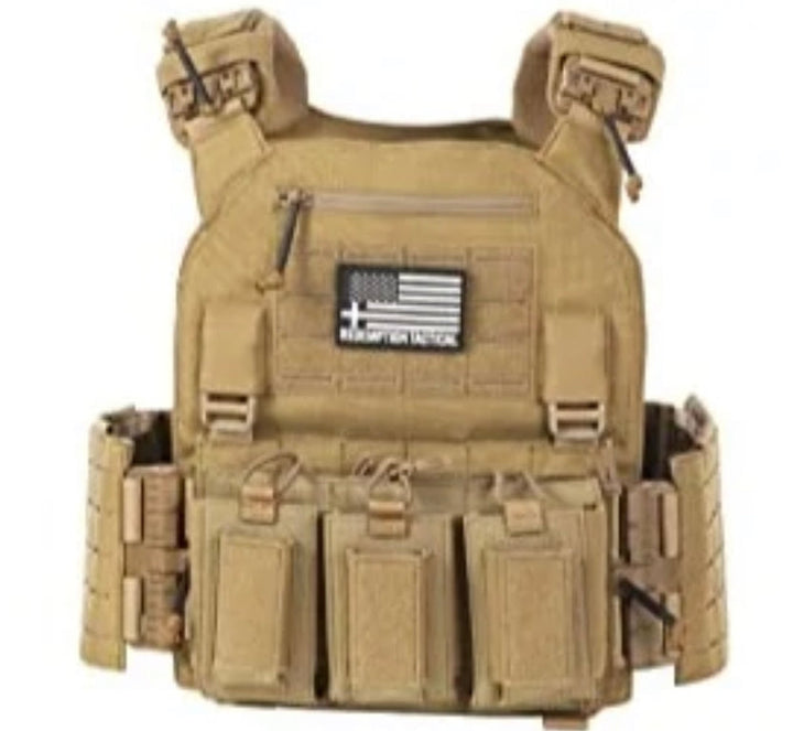 Crusader 2.0 l St. Michael FULL ARMOR KIT COMBO PACKAGE with Crusader 2.0 +Medical Kit + LEVEL IV  (2) 10x12 Front/Back Plates (2) 6x8 Side Plates (Level III)