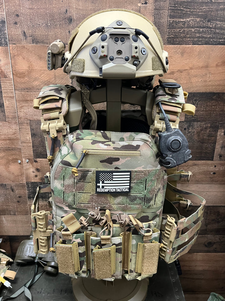 FULL KIT COMBO Crusader 2.0 XL Armor COMBO PACKAGE LIGHTWEIGHT LEVEL IV (2) 10x13.5 Front/Back Plates, Plate Carrier Bag, Medic Pouch