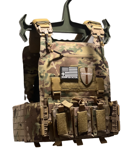 Redemption Tactical "CRUSADER 2.0 XL€� Plate Carrier Vest with Side Cummerbund