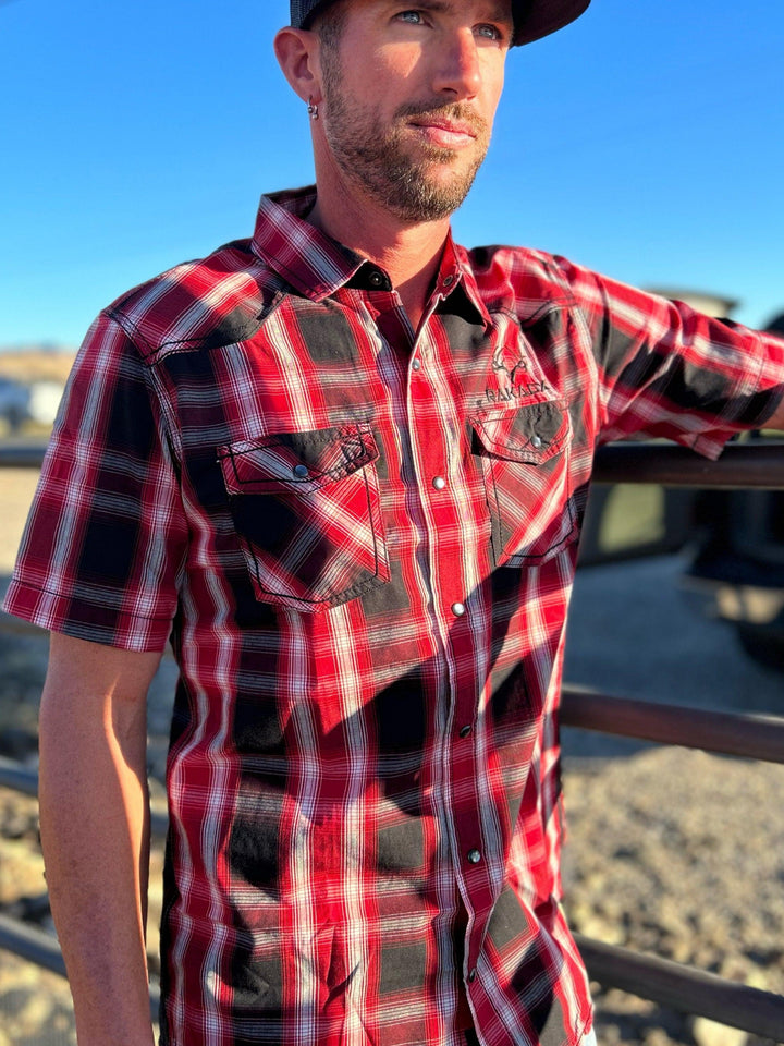 Jasper Western Shirt | Red