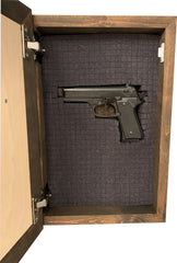 Three Layered Cross Decorative Wall-Mounted Secure Gun Cabinet