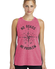 No Roads Tank - Pink