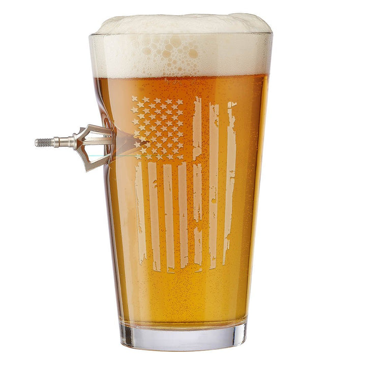 Patriotic Broadhead Pint Glass