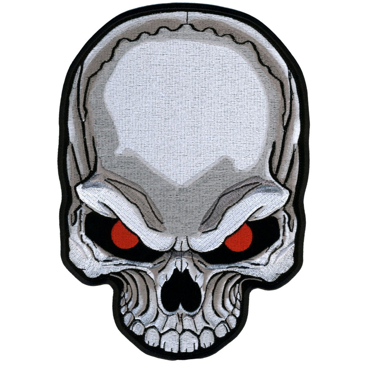 Hot Leathers PPA6000 Skull Red Eyes 3"x 4" Patch