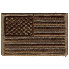 Hot Leathers PPA7031 Brown American Flag 3" x 2" Patch