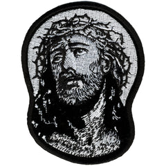 Hot Leathers PPL9296  Jesus in Crown of Thorns 3" x 4" Patch