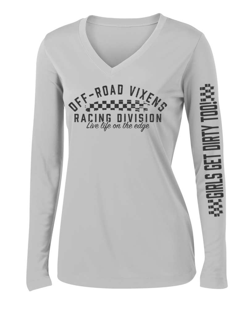 Racing Division LS Tech Tee - Silver
