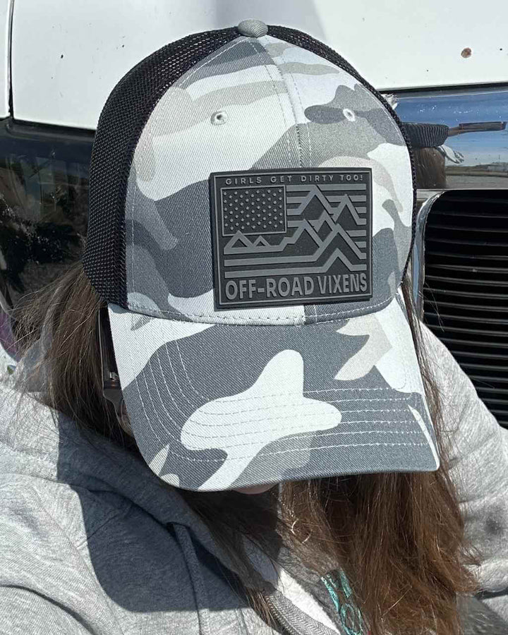 Ride Free Camo Trucker