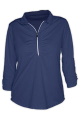 Ladies Shell Caye 1/4 Zip Pullover