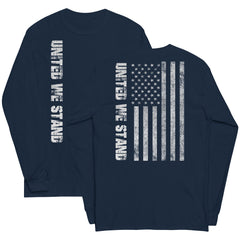 United We Stand American Flag Long Sleeve T-Shirt