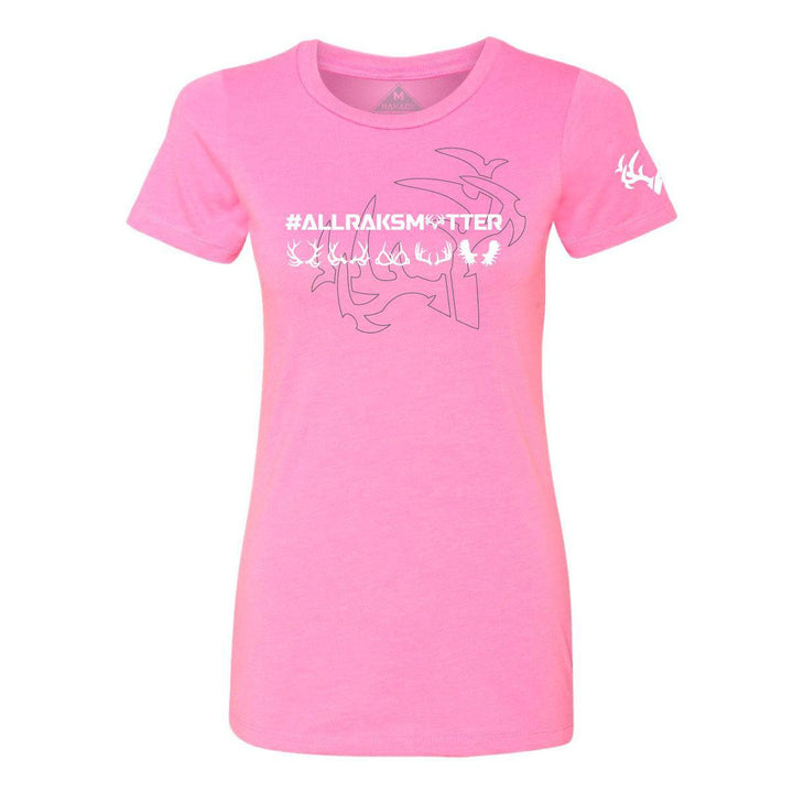 Womens All Raks Matter ™  Boobies Pink