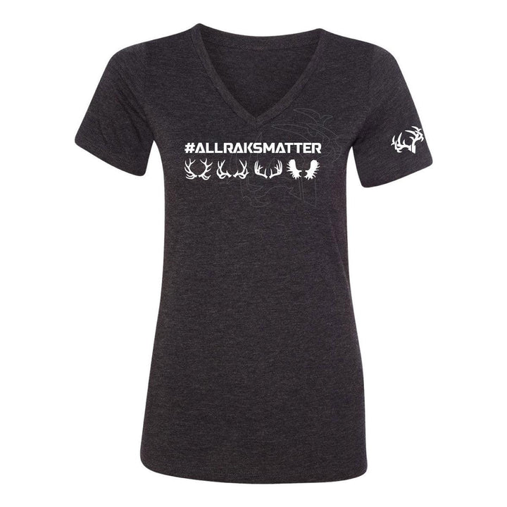 Womens All Raks Matter ™ V Neck Tee (NO BOOBIES)