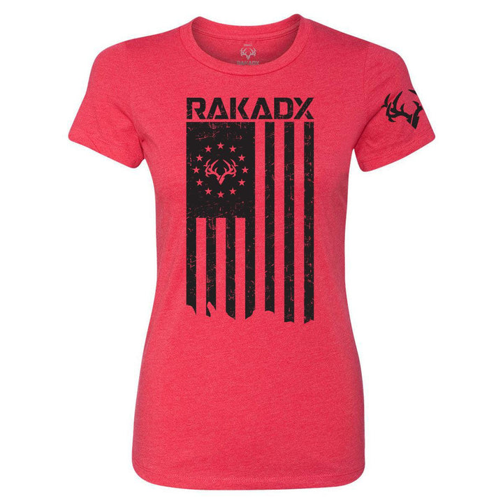 Womens Rak N Flag Tee