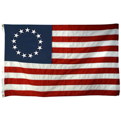 Front photo of the Embroidered Betsy Ross Flag