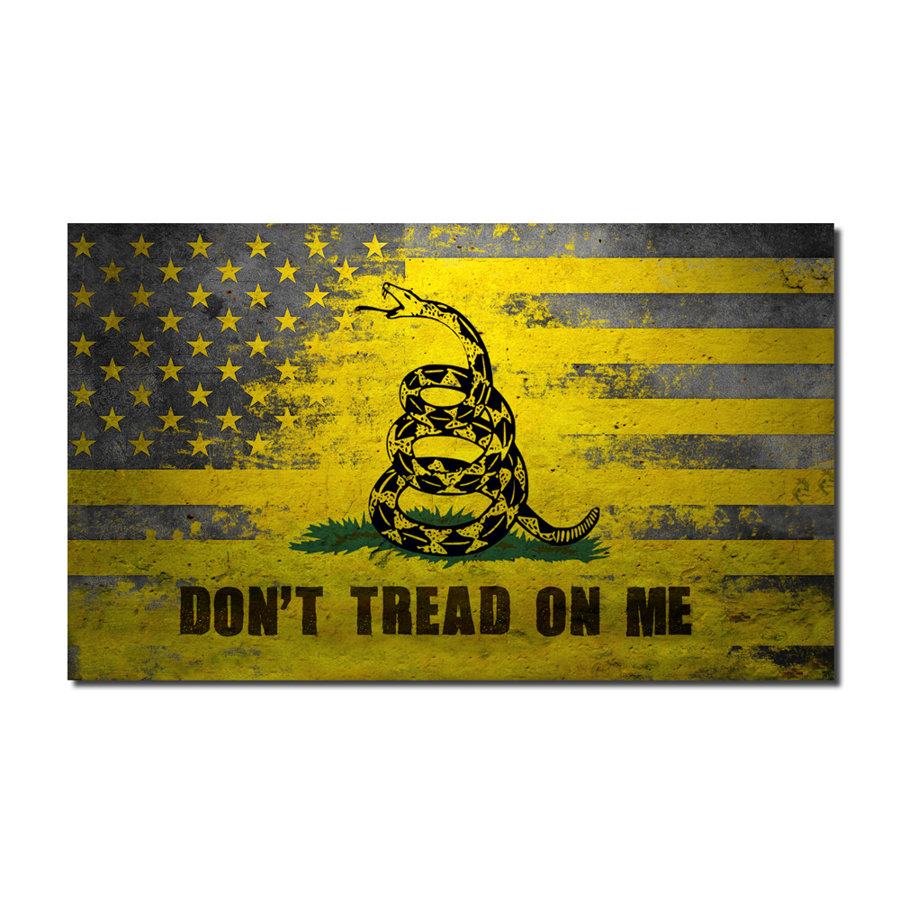 Subdued Don't Tread on Me Gadsden Flag Patch
