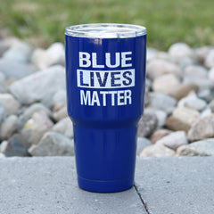 Blue Lives Matter Tumbler