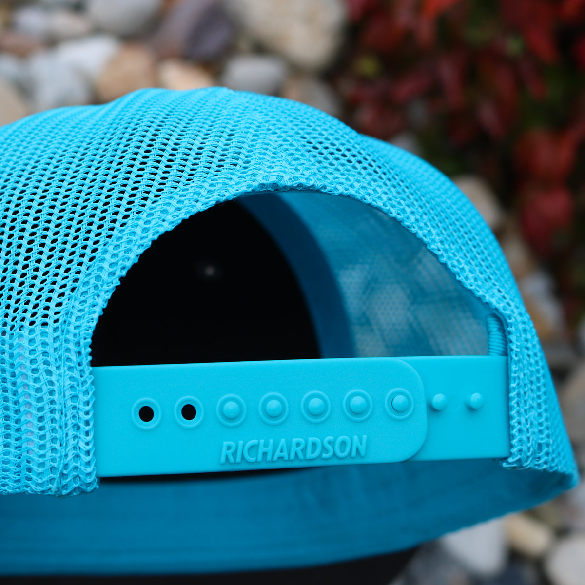 The Warrior Snapback Hat Charcoal/Neon Blue